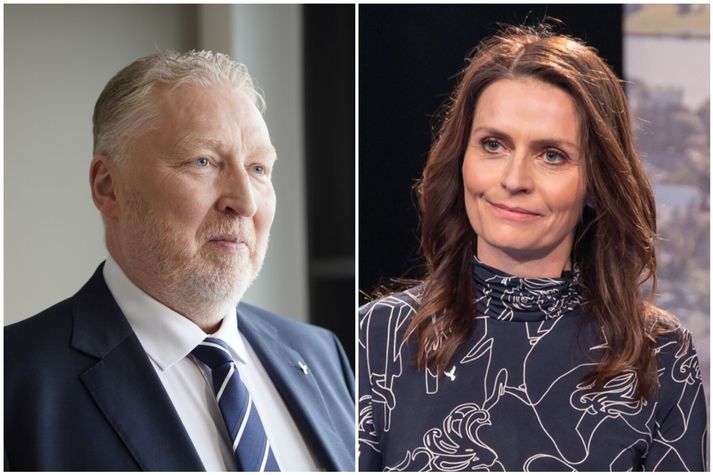 Orri Björnsson, oddviti Sjálfstæðisflokksins í Hafnarfirði, og Ásdís Kristjánsdóttir, oddviti Sjálfstæðisflokksins í Kópavogi.