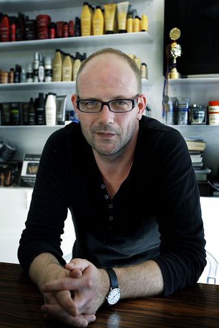 Arnar Tómasson hjá Salon Reykjavík.
Fréttablaðið/Vilhelm