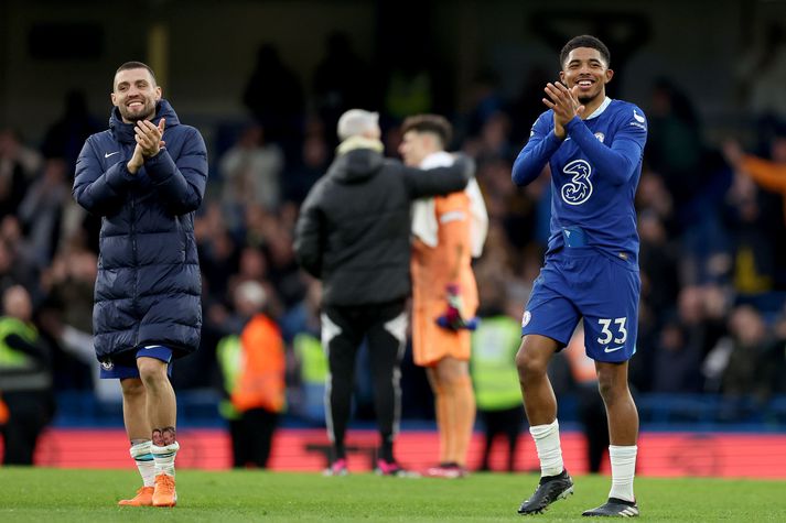 Wesley Fofana skoraði sigurmark Chelsea í dag.