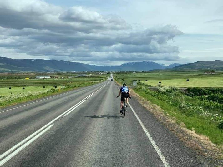 Terri segist hafa notið náttúrufegurðar landsins.