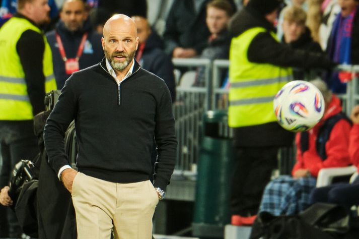 Arnar Gunnlaugsson var ánægðari með fyrri hálfleikinn gegn Aserbaísjan en þann seinni.