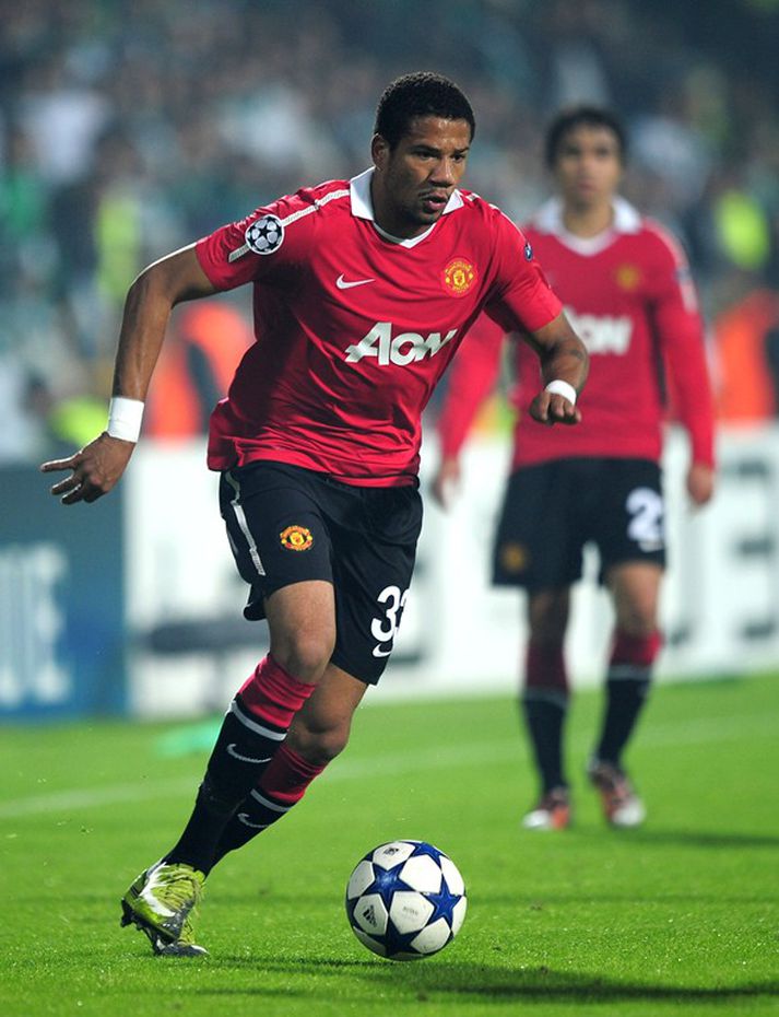 Bebe lék einn leik með United í Meistaradeildinni á síðustu leiktíð og skoraði.
