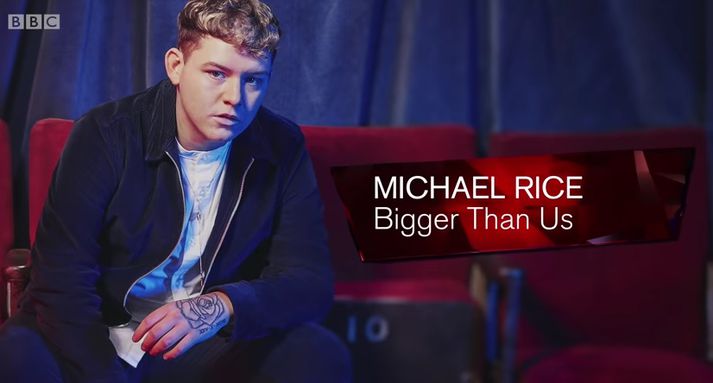 Michael Rice mun flytja lagið Bigger Than Us fyrir hönd Breta í Eurovision.