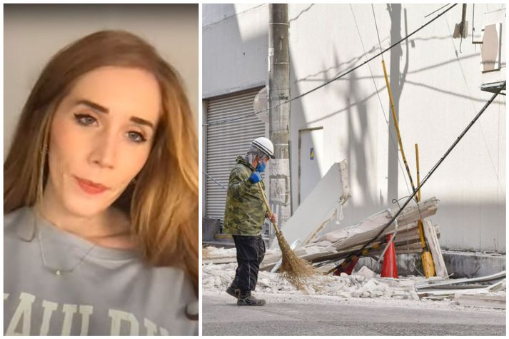 Thelma Rún Heimisdóttir var í Tókýó þegar skjálftinn varð skammt frá Fukushima í gær. 