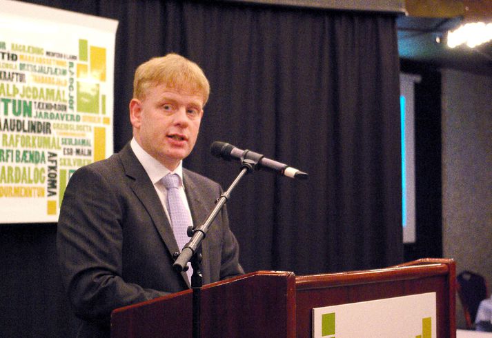 Haraldur Benediktsson, þingmaður Sjálfstæðisflokksins.
