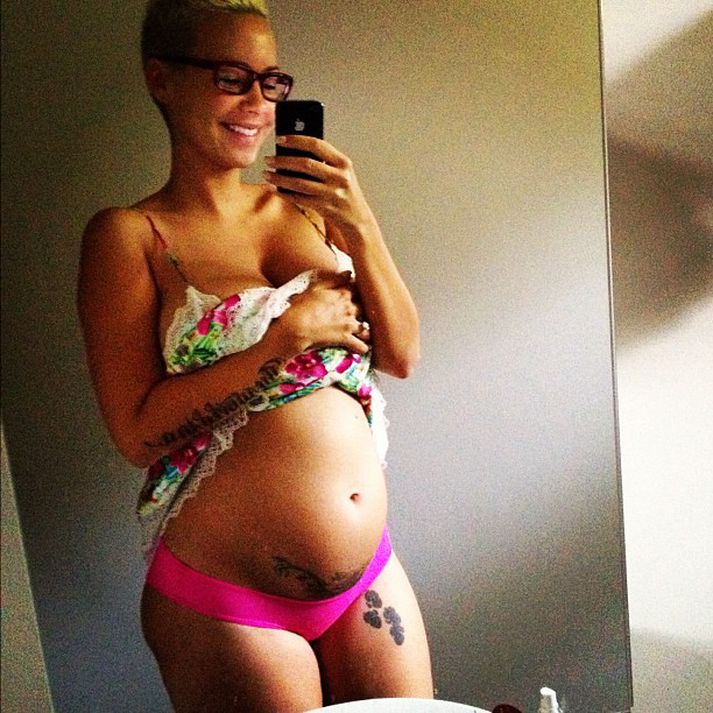 Fyrirsætan Amber Rose.