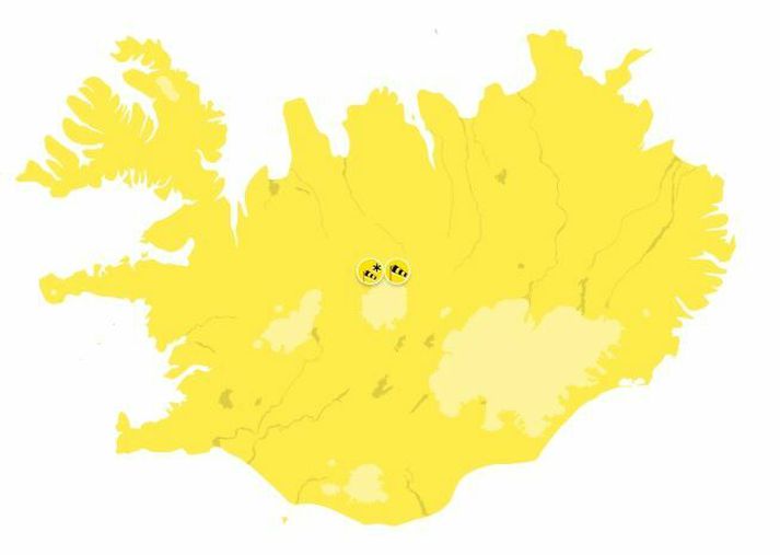 Spár gera ráð fyrir að djúp lægð taki sér stöðu fyrir austan land síðdegis á mánudag
