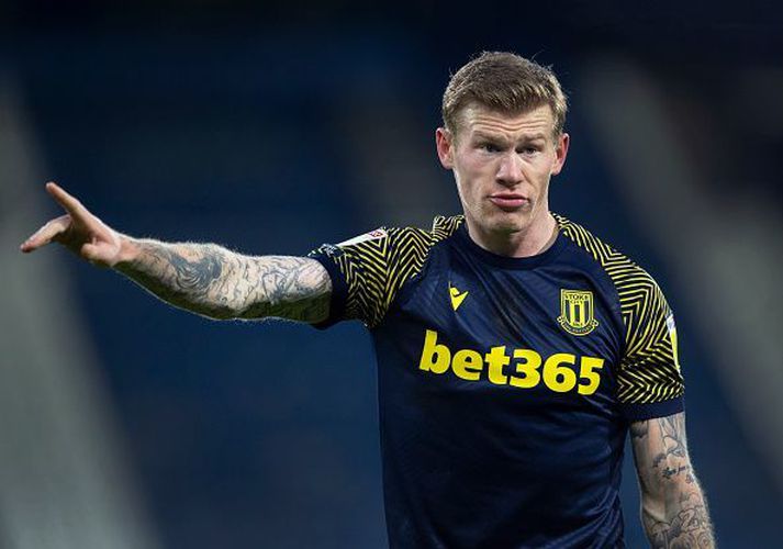 McClean í leik með Stoke í B-deildinni.