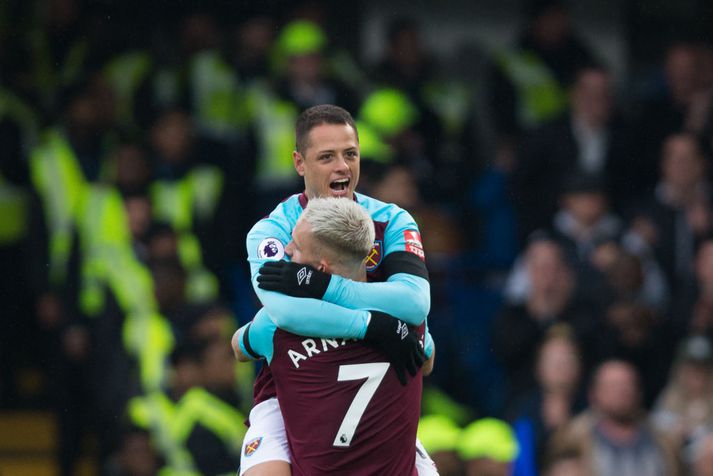 Javier Hernandez og Arnautovic.