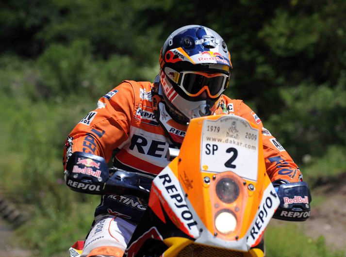 Marc Coma á KTM var öruggur sigurvegari í Dakar rallinu í flokki mótorhjóla.
