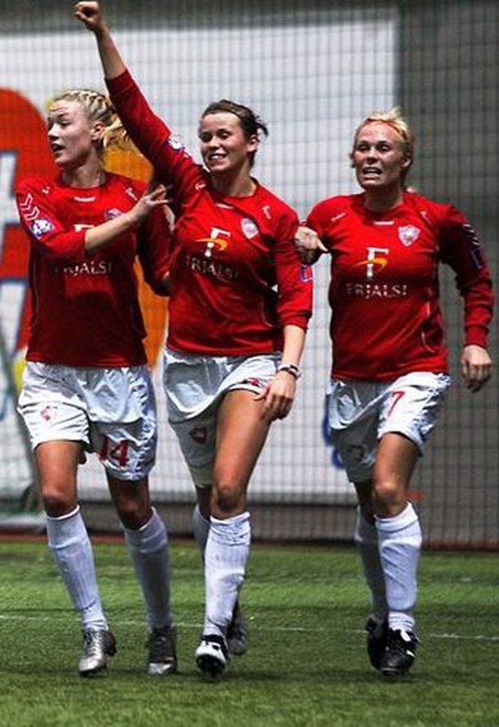 Kristín Ýr Bjarnadóttir í leik með Val.