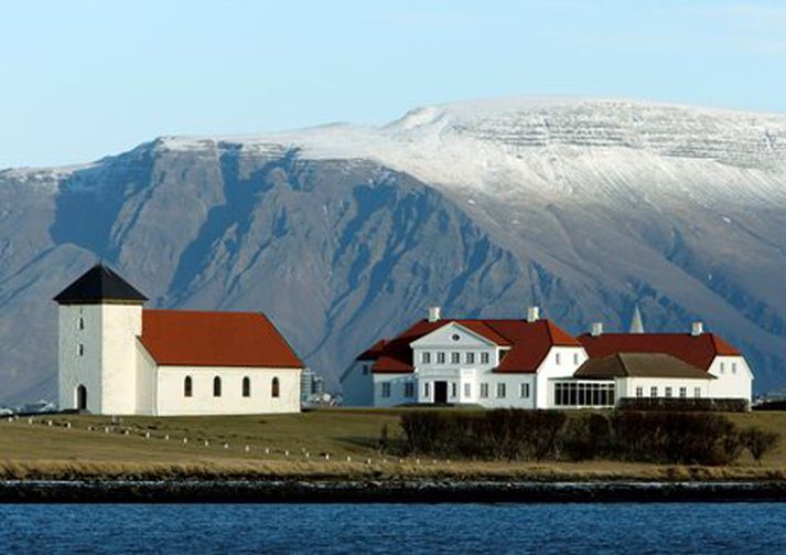 Hin íslenska Fálkaorða er veitt reglulega að Bessastöðum. Mynd/ Vilhelm.