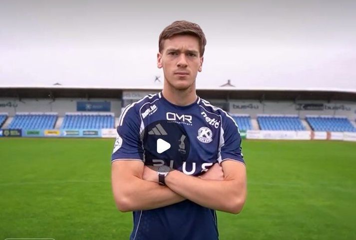 Mate Simicic er aðeins 21 árs gamall og á því líka framtíðina fyrir sér í boltanum.