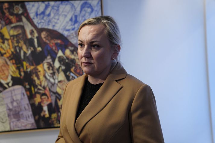 Þorbjörg Sigríður Gunnlaugsdóttir dómsmálaráðherra. 