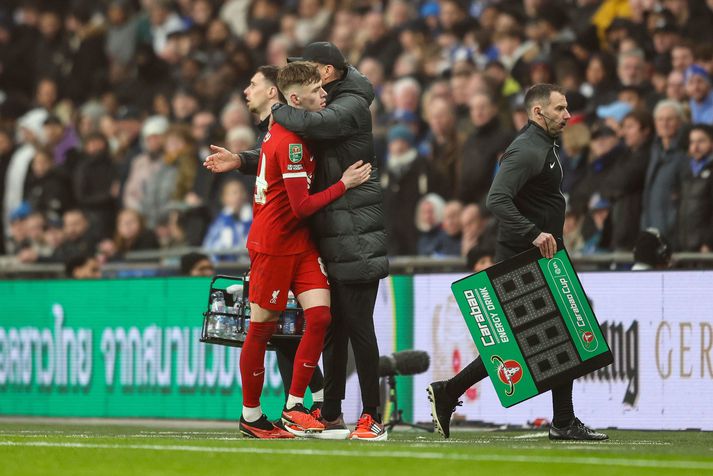 Conor Bradley vill allt fyrir Klopp gera.