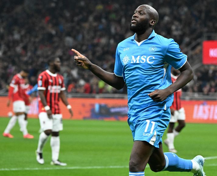 Romelu Lukaku skoraði sitt 11. mark í deildinni í kvöld