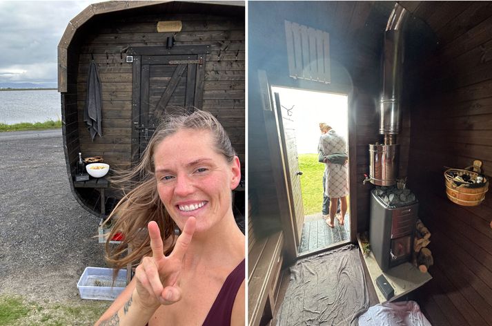 Sánan hennar Guðrúnar Óskar Maríasdóttur á góðum degi. 