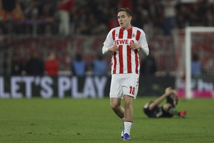 Ísak Bergmann Jóhannesson var tekinnn af velli í hálfleik þegar Köln lagði Mainz að velli, 2-1.