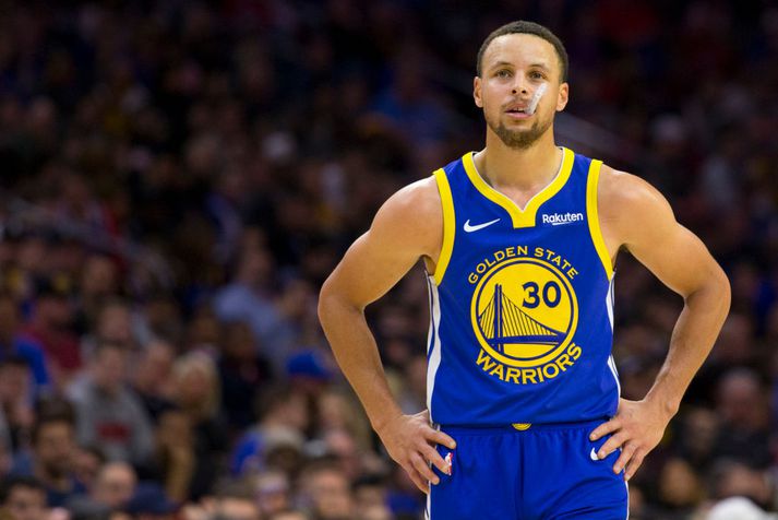 Stephen Curry og félagar áttu ekki séns í nótt.