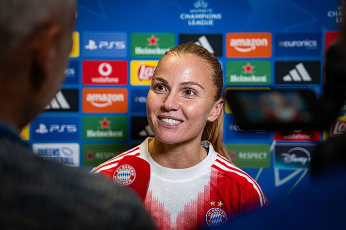 Glódís Perla Viggósdóttir á fyrir höndum stórleiki í kvöld og í næstu viku.