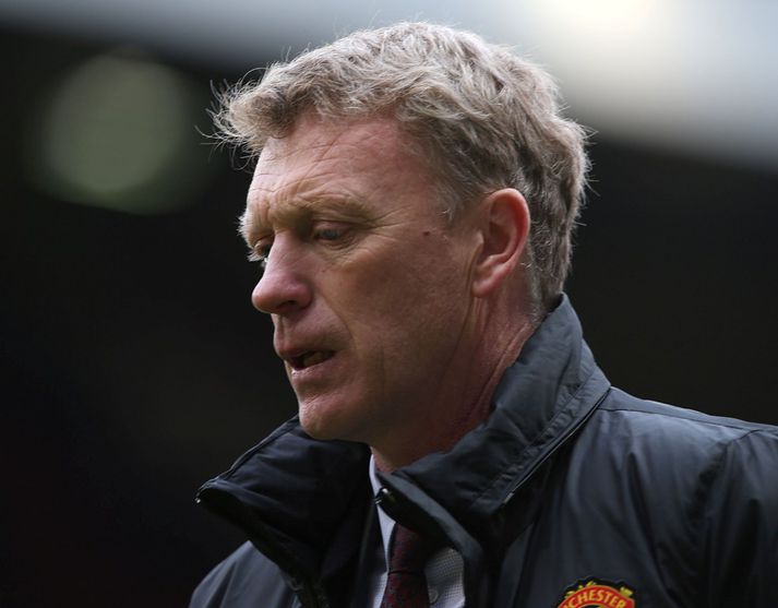 Moyes niðurlútur í dag.
