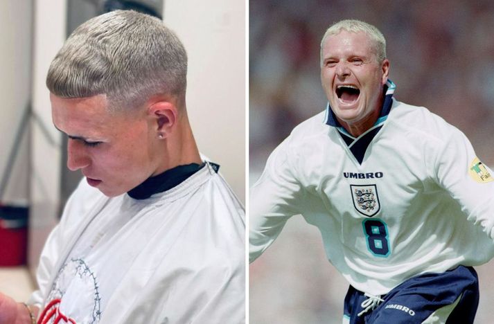 Tískufyrirmyndin Paul Gascoigne.