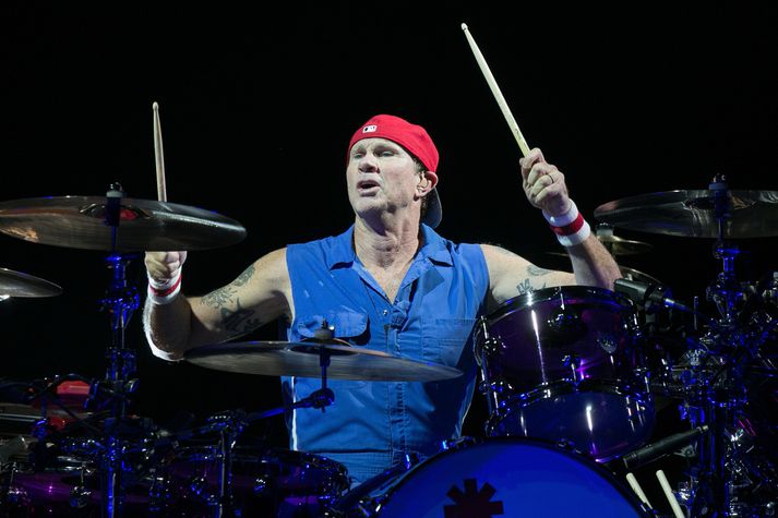 Chad Smith hefur oft náð að lista yfir bestu trommara heims.