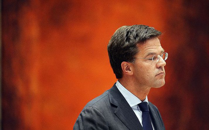 Mark Rutte stólar á að hollenska þingið samþykki lán til Grikkja.