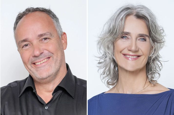 Ragnar Már Vilhjálmsson, aðjúnkt við Háskólann á Bifröst, og Margrét Jónsdóttir Njarðvík, rektor skólans.