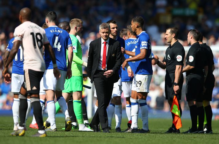 Solskjær var ekki skemmt eftir síðustu heimsókn á Goodison