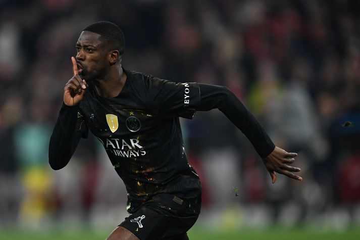 Ousmane Dembélé skoraði það sem reyndist sigurmark einvígisins. 