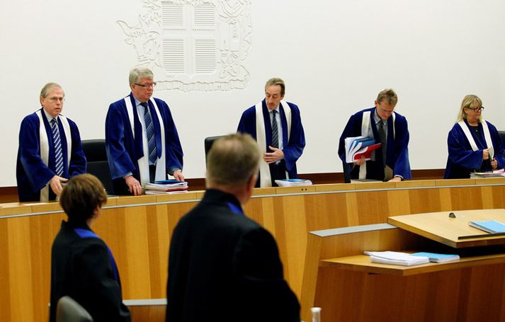 Dómarar í Hæstarétti.