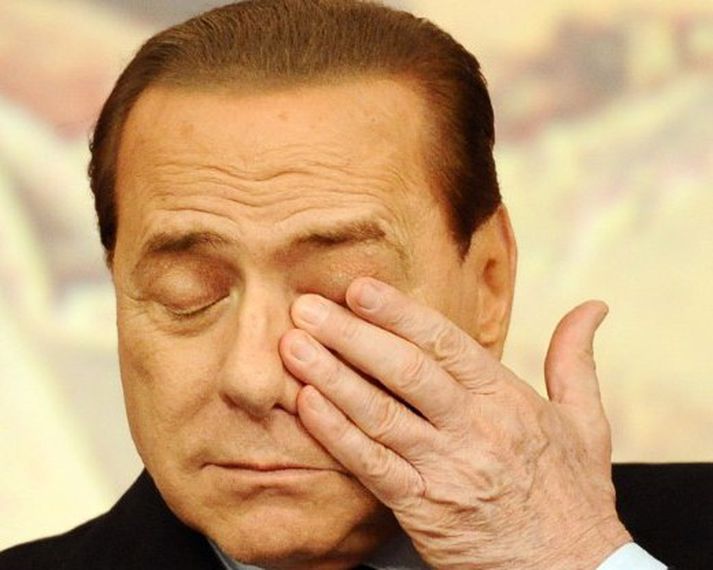 Silvio Berlusconi fagnar ekki góðu gengi þessa dagana.