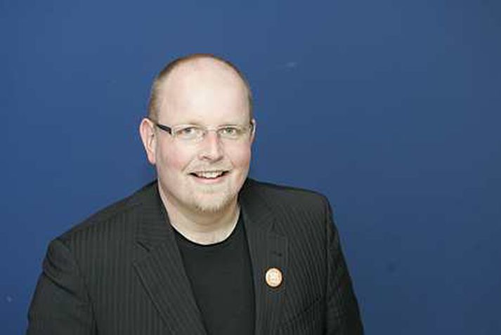 Pétur Óskarsson, talsmaður Sólar í Straumi.