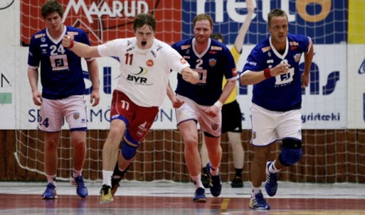 Ólafur Bjarki Ragnarsson skoraði fjögur mörk fyrir HK.