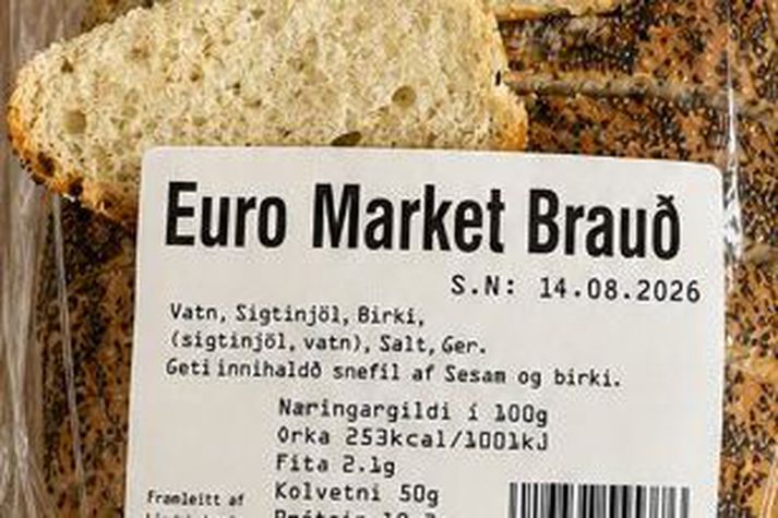Brauðið er aðeins selt í einni verslun. 