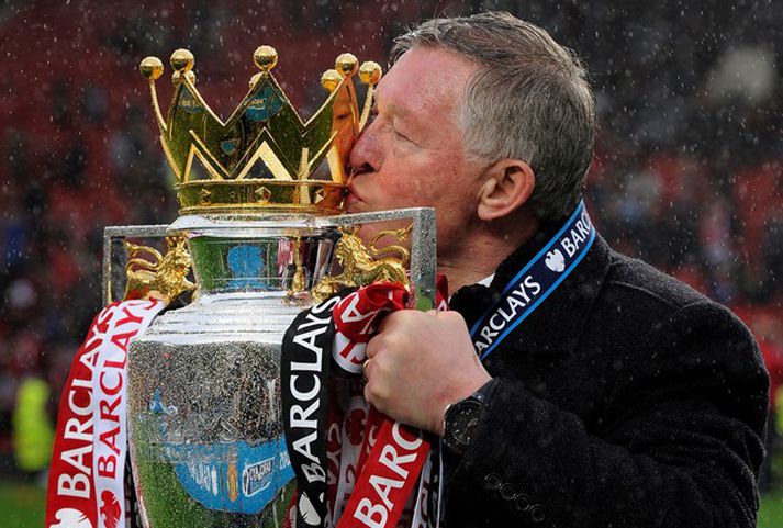 Sir Alex Ferguson lyfti þessum bikar 13 sinnum.