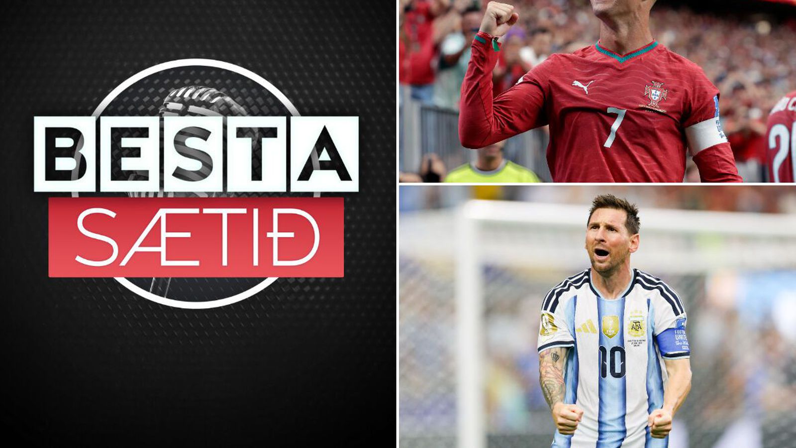 Vinstri eða hægri? Ronaldo eða Messi?