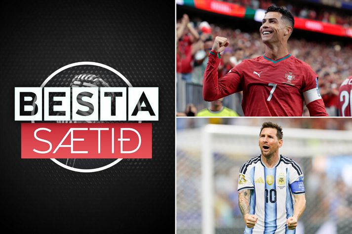 Það var nóg um að ræða í Besta sætinu í dag. Meðal annars félagana tvo, Messi og Ronaldo.