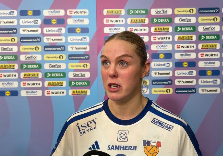 Þórey Anna Ásgeirsdóttir skoraði fjögur mörk gegn Serbíu.