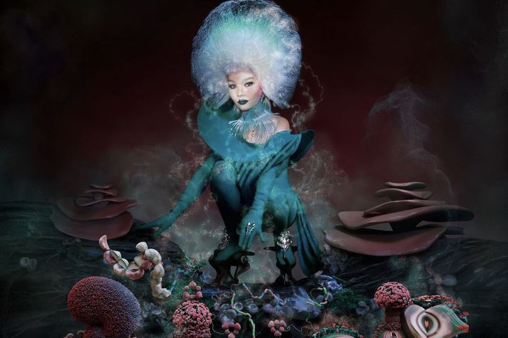 Björk var að gefa út tónlistarmyndband við lagið atopos af væntanlegu plötunni fossora.
