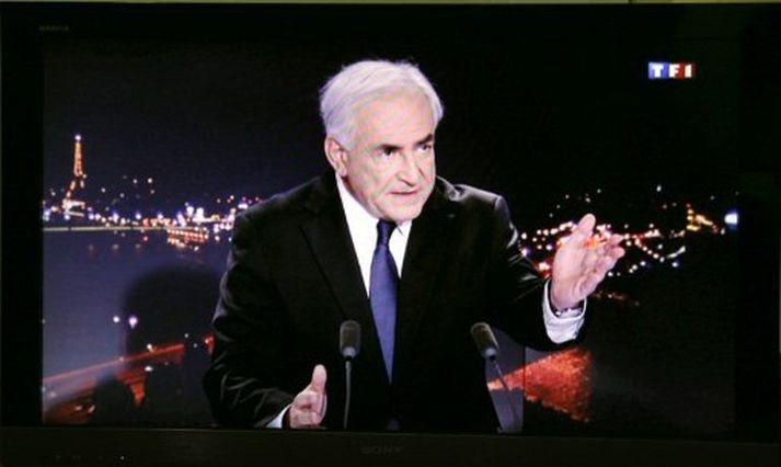 Strauss-Kahn tjáði sig um einkamál sín í dag.