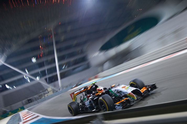 Force India bíllinn frá því í fyrra verður í Barcelona.