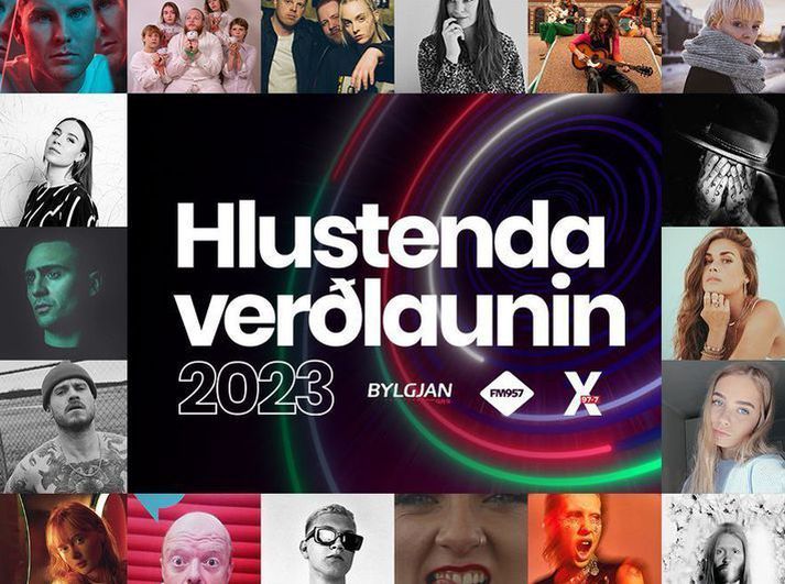 Hlustendaverðlaunin 2023 verða afhent í kvöld.