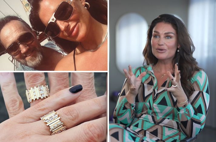 Fallega saman hjá þessum hjónum. 