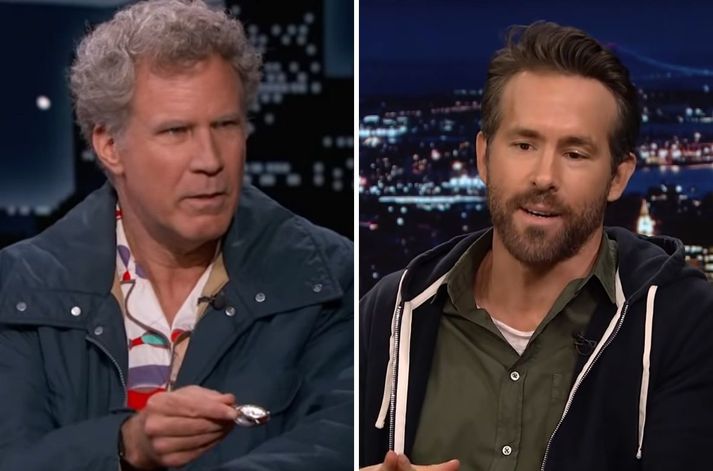 Will Ferrell og Ryan Reynolds.