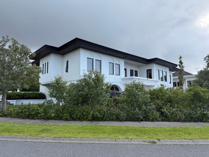 Heimili fjölskyldunnar við Súlunes í Garðabæ. 