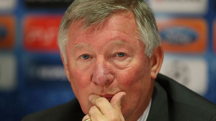 Sir Alex Ferguson, stjóri Manchester United.