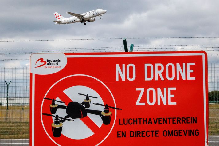 Drónar geta verið stórhættulegir í kringum flugvelli.