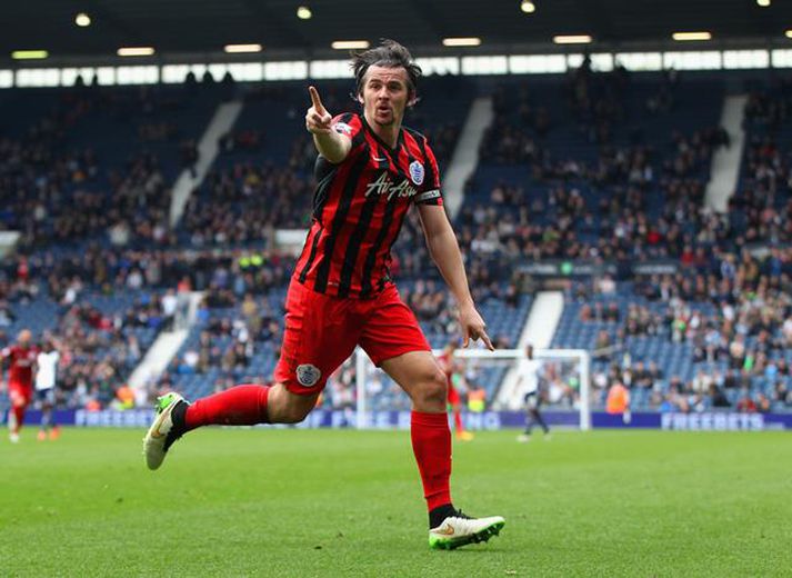 Joey Barton skoraði fjórða mark QPR í sigrinum á West Brom.